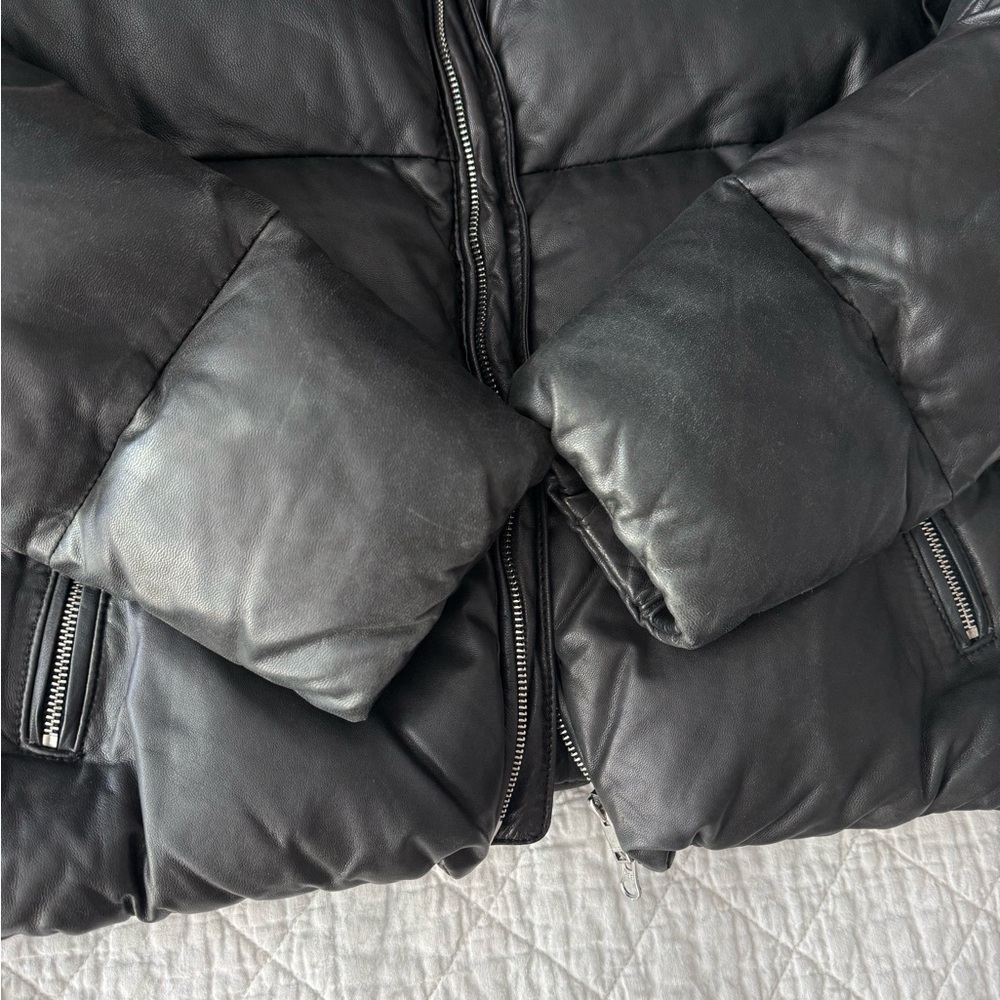 LAMARQUE Women's Black Down Puffer Jacket - Picture 10 of 16